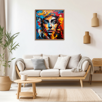 De vrouw in de muur