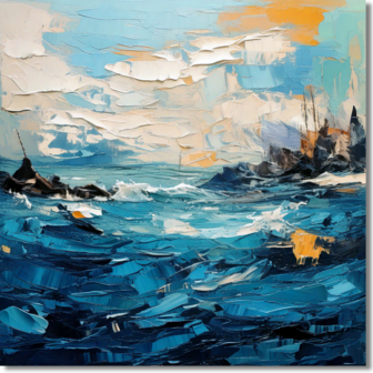 Abstracte Zee
