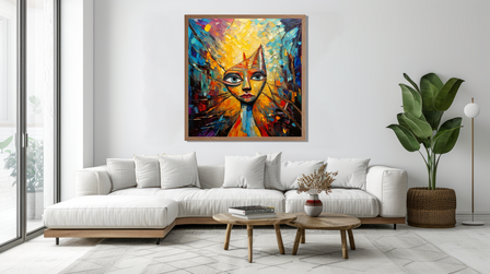 Surrealistische Kat