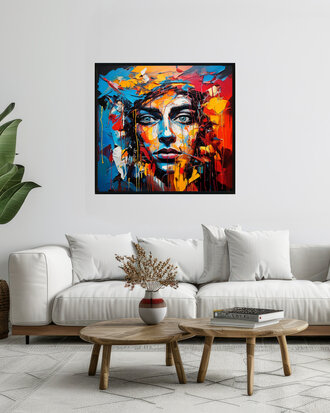 De vrouw in de muur