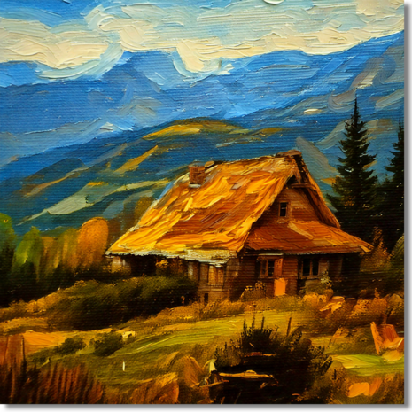 Jachthuis in de Alpen