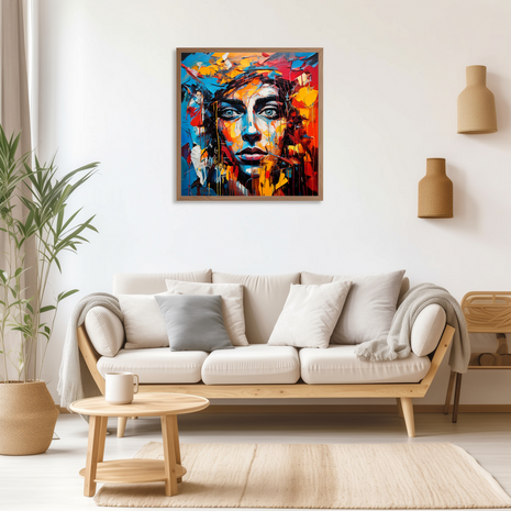 De vrouw in de muur