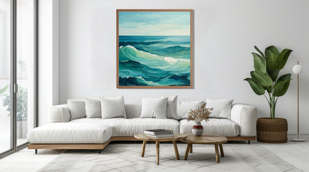 Modern Schilderij van de Zee