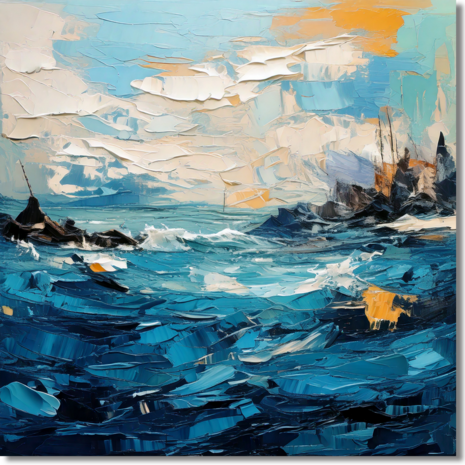 Abstracte Zee