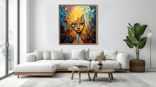 Surrealistische Kat