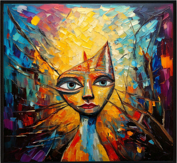 Surrealistische Kat