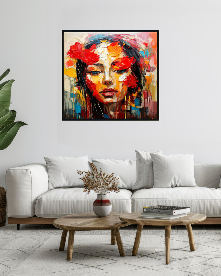 De vrouw met de rozen