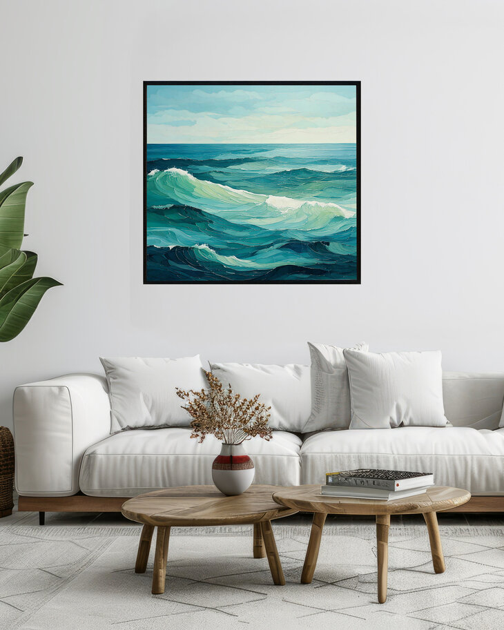 Modern Schilderij van de Zee